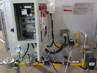 400,000 kcal ducted linear air heater, air heating gas burner